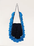 Mochila Wayuu (Mediana) - Pompon Oceano