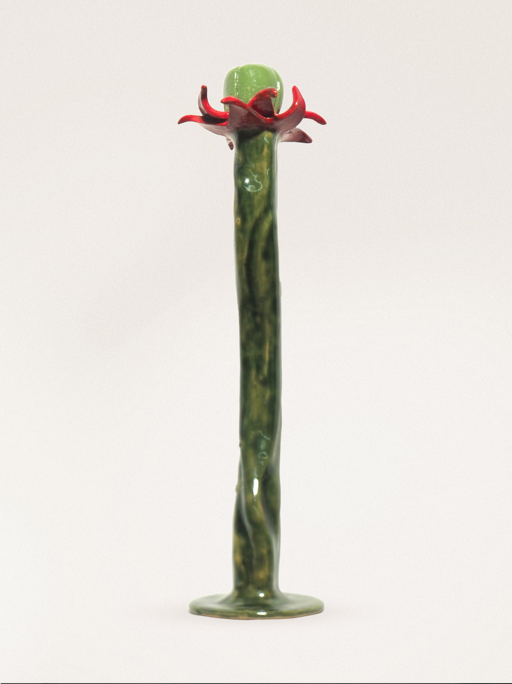 Portacandele in Ceramica d'artista: Flora