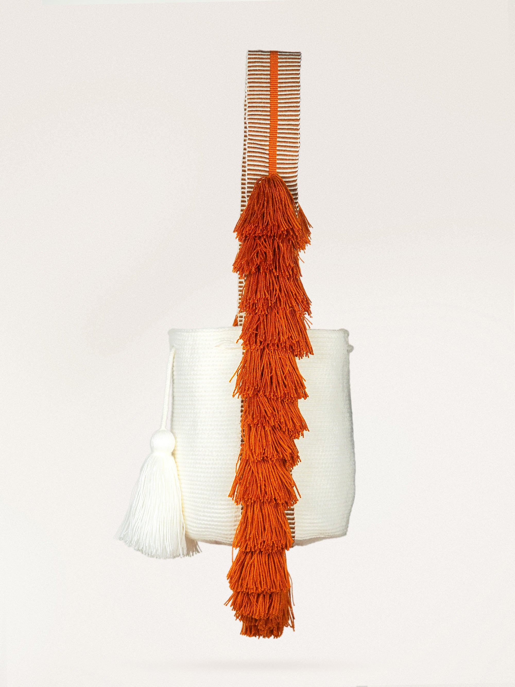 Mochila Wayuu (Mediana) - Pompon Amanecer