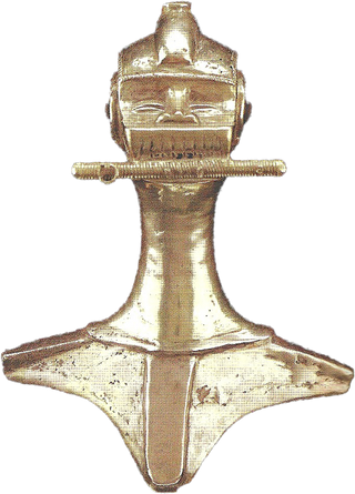 Objeto dorado Muisca