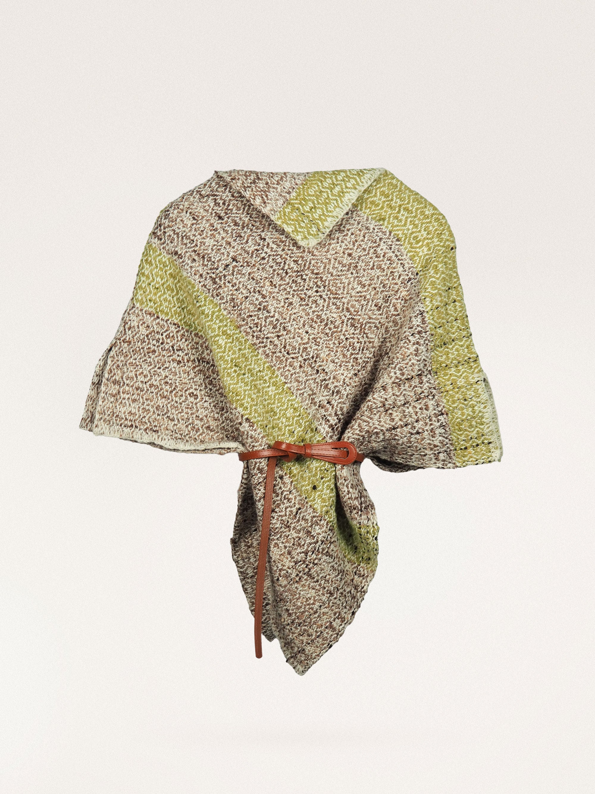 Ruana (Poncho) Ampia - Musgo