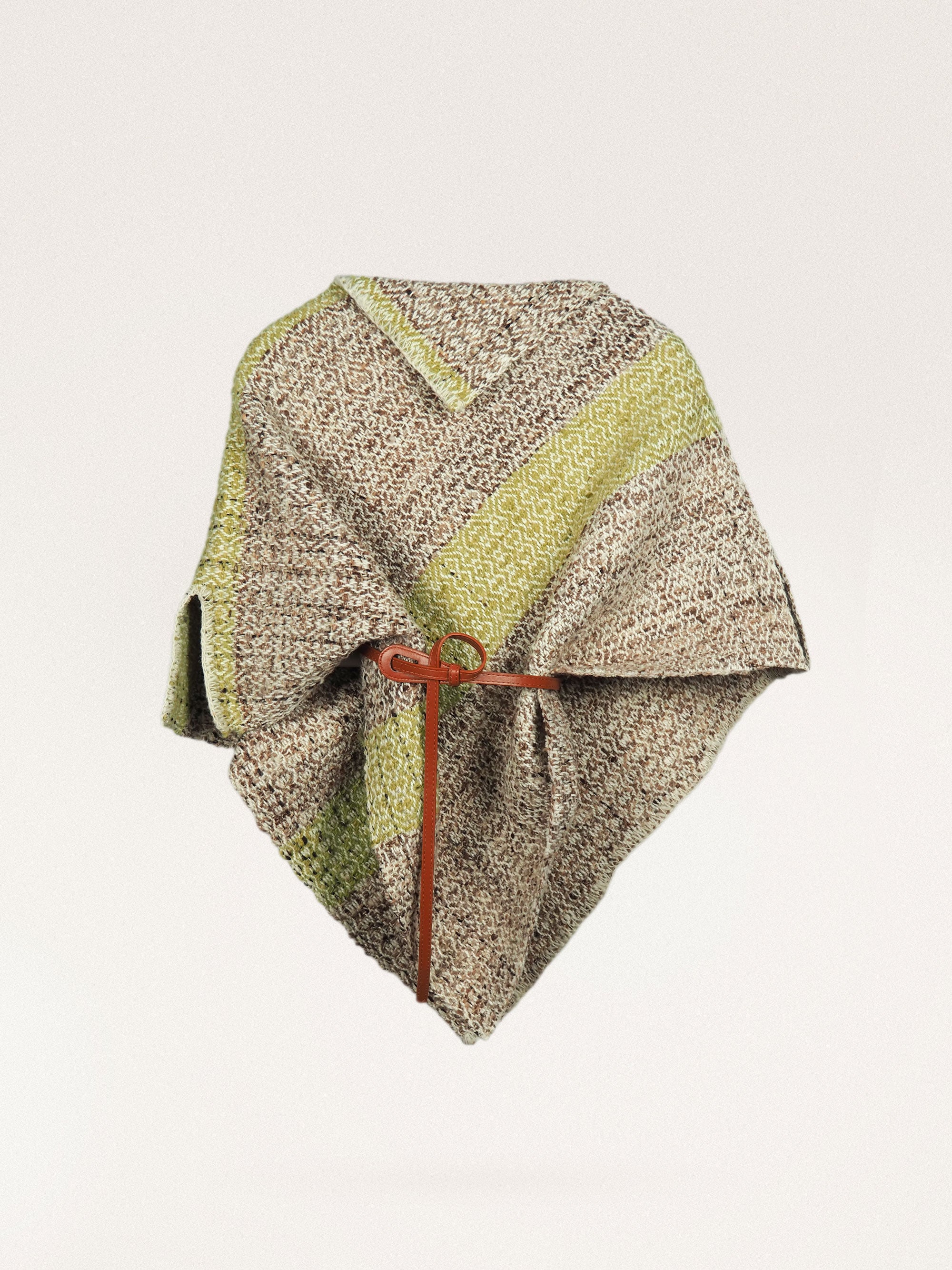Ruana (Poncho) Ampia - Musgo